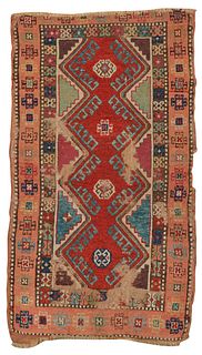 East Anatolian Yastik, first half 19th century; 4 ft. 2 in. x 2 ft. 4 in.