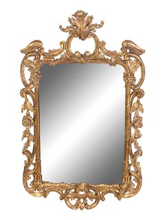 A George II Style Giltwood Mirror
