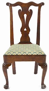 Pennsylvania Queen Anne walnut dining chair, ca.