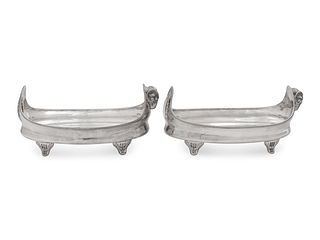 A Pair of Victorian Silver Serving Dishes