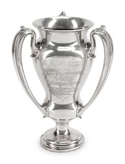 An American Silver Trophy Retailed by C.D. Peacock