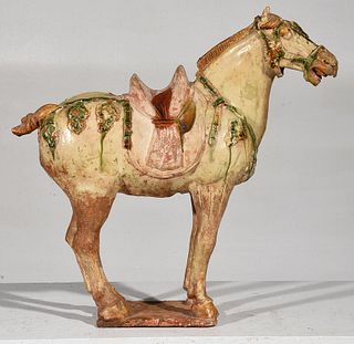 Large Tang Dynasty Style Sancai Glazed Horse