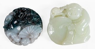 Two Small Chinese Jade Carvings