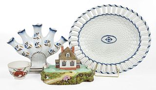 Four Assorted English Ceramic Table Items