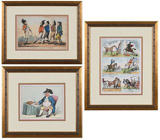 Three Thomas Rowlandson Prints