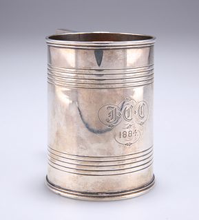 A VICTORIAN SILVER MUG, by Henry John Lias & James Wakely, 