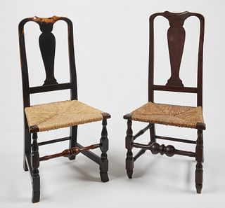 Two Period Queen Ann Side Chairs