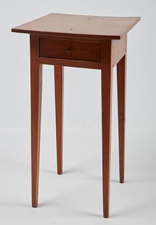 One Drawer Tapered Leg Stand