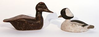 Two Carved Decoys