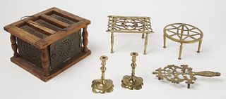 Antique Brass and Tin Lot