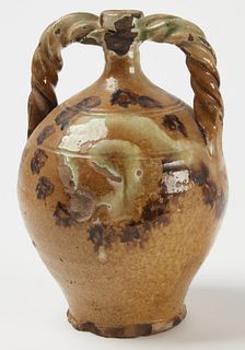 Redware Double Handled Jug