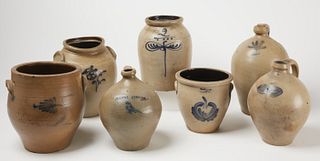 7 Pieces of American Stoneware
