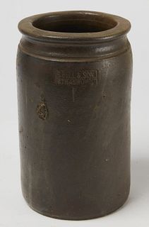 S. Bell & Son Stoneware Jar