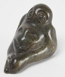 Unusual Double Faced Stone Figure