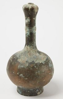 Chinese Bronze Garlic-Head Vase