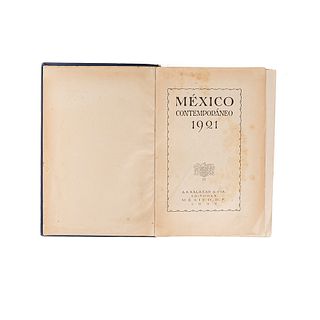 Genin, Augusto. México Contemporáneo 1921. México: A. F. Salazar & Cía., 1922. Primera edición. Con 1750 retratos de personajes.