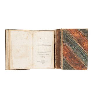 Russell, William. The History of Modern Europe. New York: Harper & Brothers, 1836. Piezas: 3.