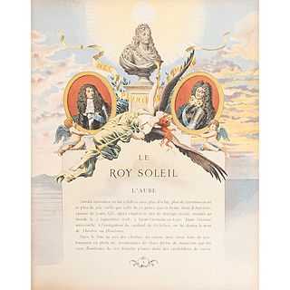 Toudouze, Gustave. Le Roy Soleil. Paris: Ancienne Librairie Furne, Boivin et Cie., 1908. Ilustrado por Maurice Leloir.