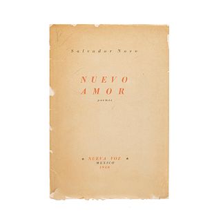 Novo, Salvador. Nuevo Amor. Poemas. México: Nueva Voz, 1948.
