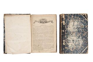 Owen Clarke, John. Eliza Cook's Journal. London: John Owen Clarke, 1849. Piezas: 2.