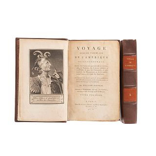 Bartram, Williams. Voyage dans les Parties Sud de l'Amérique Septentrionale. Paris, (1800-1801). Tomos I-II. Segunda edición. Pz:2.
