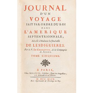 Charlevoix, Pierre François Xavier de. Histoire et Description Générale de la Nouvelle France... Paris, 1744. Pzs 6.