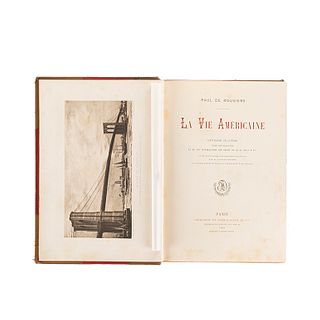 Rousiers, Paul de. La Vie Américaine. Paris: Librairie de Firmin-Didot et Cie., 1892. Frontispicio.