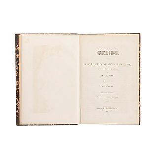 Sartorius, Carl. Mexiko. Landskapsbilder och Skizzer ur Folklifvet, Affattade i Skrift och Framställda. Stockholm, 1862. 17 láminas.