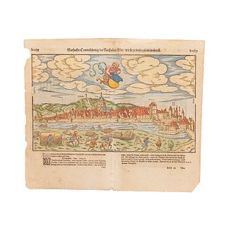 Münster, Sebastian. Warhaffte Contrafehtung der Reicßatt Ulm wie sie zu unser Zeit im Wesen ist. Basilea: Heinrich Petri, ca. 1550.