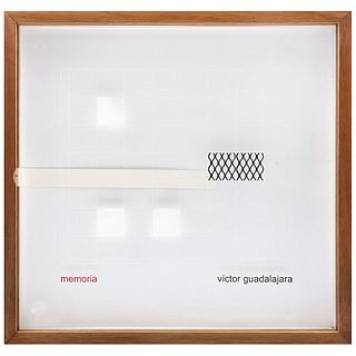 VÍCTOR GUADALAJARA, Memoria, Unsigned, Laser engraving without print number, 23.6 x 24.8 x 4.5" (60 x 63 x 4.5 cm)