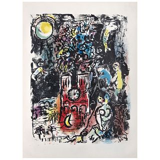 MARC CHAGALL, L'Arbre de Jesse, 1960, Unsigned, Lithograph without print number, 11.8 x 9" (30 x 23 cm)