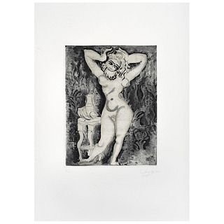 GERMÁN VENEGAS, Untitled, Signed and dated 2001, Etching P. I, 7.8 x 6.1" (20 x 15.5 cm)