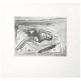 JOY LAVILLE, Untitled, Signed, Aquatint and sugar lift PT IV/ V, 11.8 x 15.3" (30 x 39 cm)