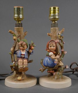 Pair Lamps APPLE TREE BOY and GIRL 229 230 TMK3