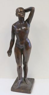 L. Pinto Maladonado Signed Bronze Sculpture Of