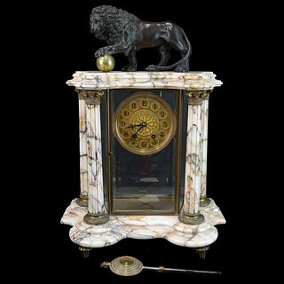 A.D. Mougin French Mantle Clock