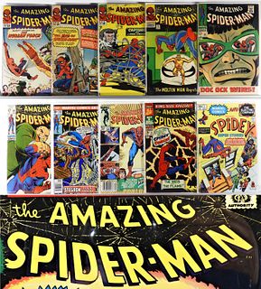 10 Marvel Comics Amazing Spider-Man #17-#259 Group