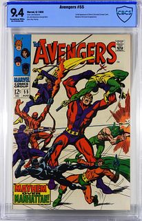 Marvel Comics Avengers #55 CBCS 9.4