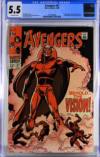 Marvel Comics Avengers #57 CGC 5.5