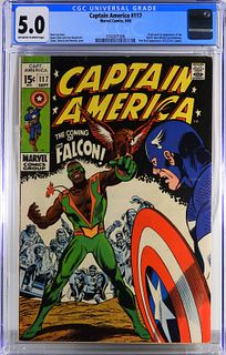 Marvel Comics Captain America #117 CGC 5.0