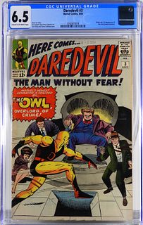 Marvel Comics Daredevil #3 CGC 6.5