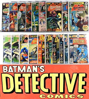 19PC DC Comics Detective Comics #377-#459 Group