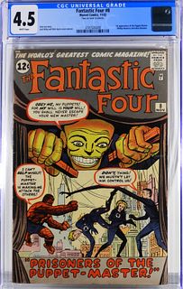 Marvel Comics Fantastic Four #8 CGC 4.5