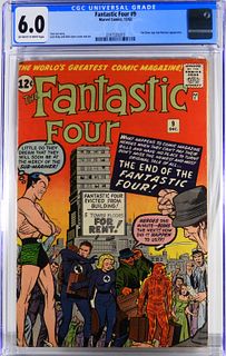 Marvel Comics Fantastic Four #9 CGC 6.0