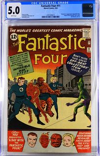 Marvel Comics Fantastic Four #11 CGC 5.0