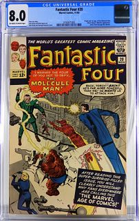 Marvel Comics Fantastic Four #20 CGC 8.0