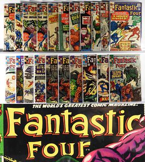32PC Marvel Comics Fantastic Four #20-#89 Group