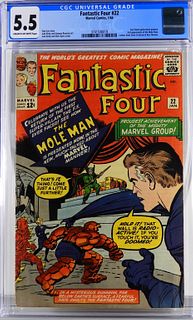 Marvel Comics Fantastic Four #22 CGC 5.5