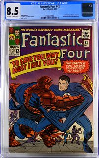 Marvel Comics Fantastic Four #42 CGC 8.5
