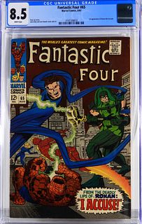 Marvel Comics Fantastic Four #65 CGC 8.5
